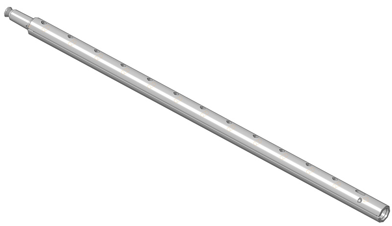 Сборно-разборная борштанга d40мм L930мм, секция 2 (средняя), БШ40.930Р25-2.12.70.10.5-6